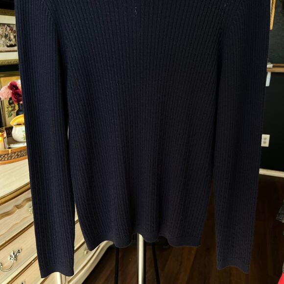 NWT St. John Cashmere Blend Turtleneck Sweater - Picture 3 of 9